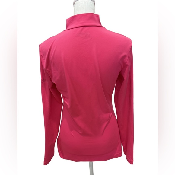 Nike Dri Fit tour performance Women's Bright Pink Long Sleeve top. Womens Small - Picture 6 of 7